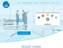 Tablet Screenshot of colliers360.com